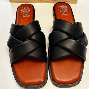 Vince Camuto Northala Woven leather slide sandal